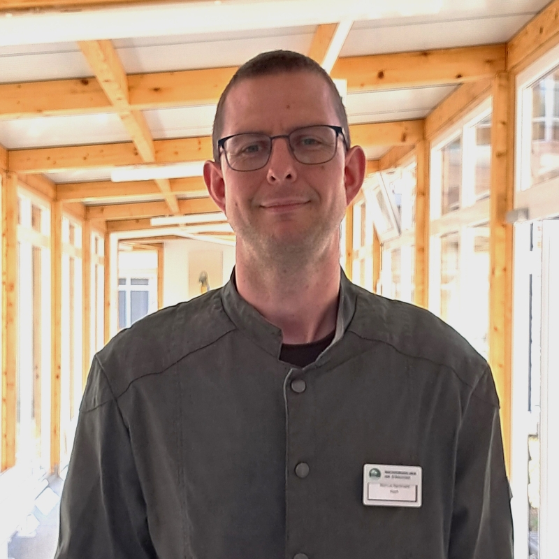 Marcus Hartmann, Küchenleiter der Nachsorgeklinik am Straussee